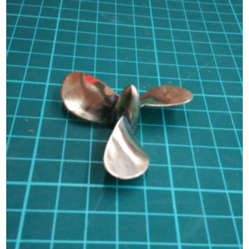 Brass propeller simulation ship model propeller sailing model civil metal propeller 60mm diameter