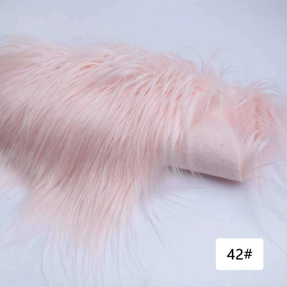 8cm Pile Length Imitation Fur Fabric Diy Cosplay Clothing Hairy Fur Fabric Bundle Long Hair Plush Fabrics By Meters Liquidations image 3