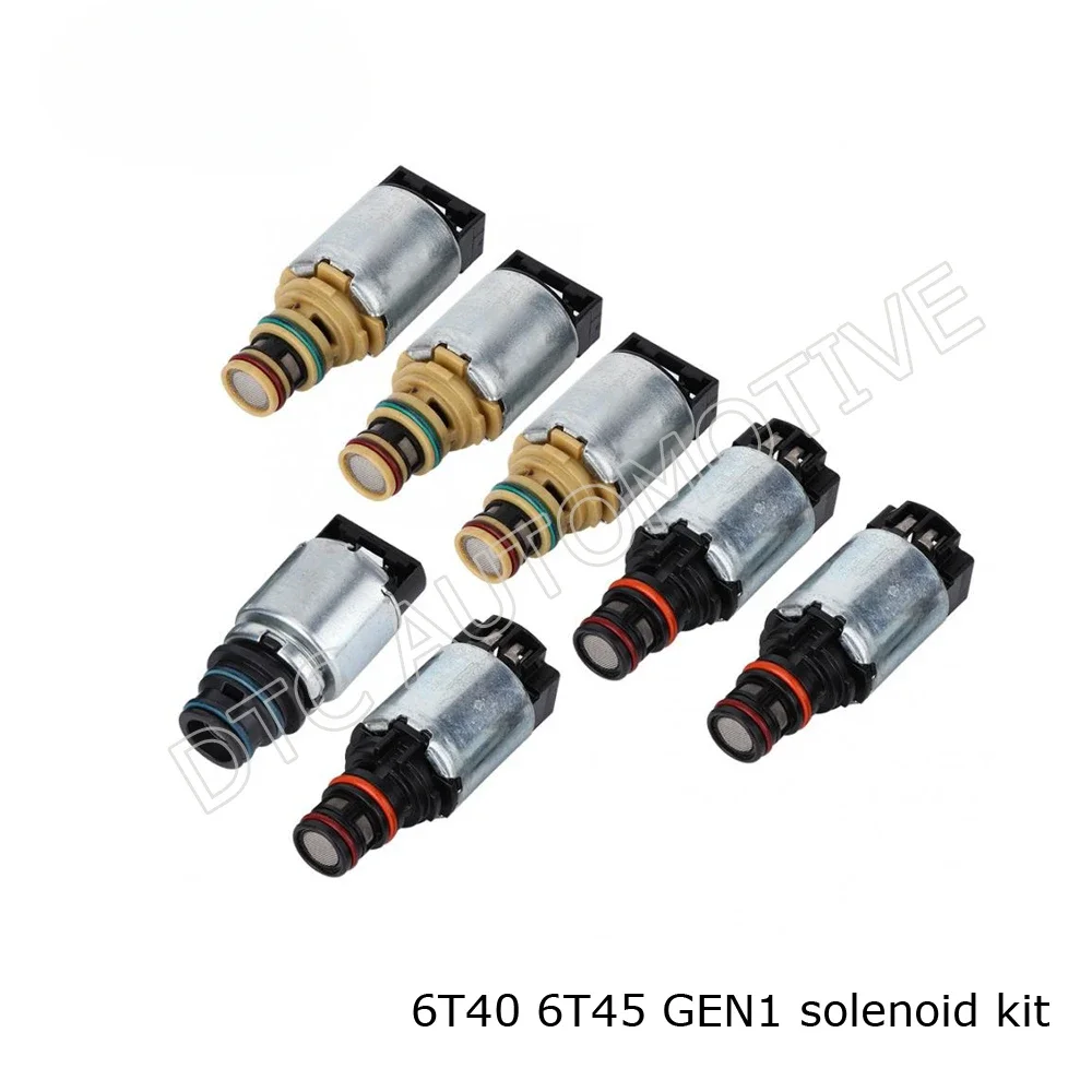 6AT Gearbox oOriginal New Gen 1 6T45 6T40 6T30 Solenoid Kit Set for Chevy Cruze Crosse Malibu (7pcs)