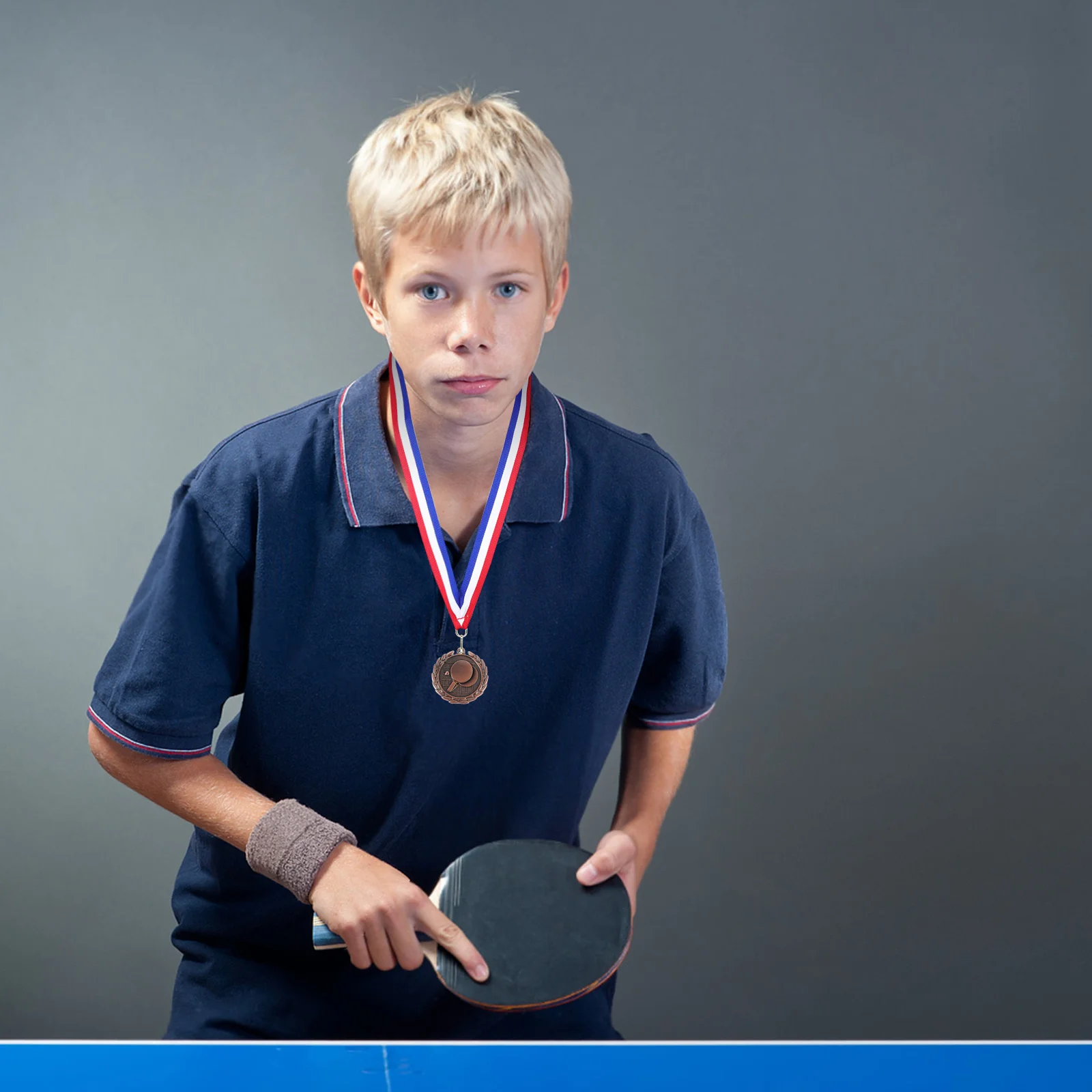 

Metal Medal Table Tennis Competition Award Zinc Alloy Sturdy Portable Unique Versatile Sports Events Party Favors