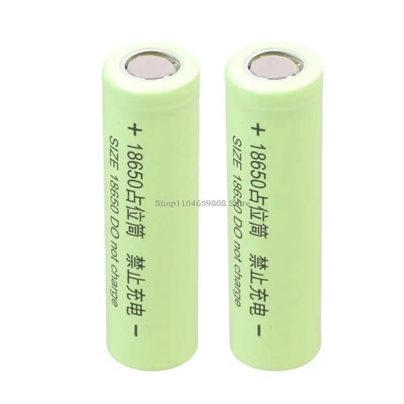 Set of 2PCS 18650 Battery Empty Housing Dummy Battery Setup Shell 0V for Assembly Training Only Series Use
