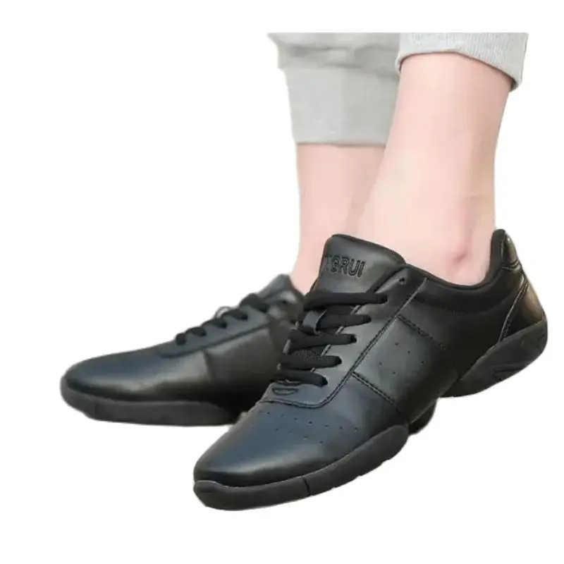 1pair/lot Dance Shoes Woman Men Modern Soft Outsole Jazz Sneakers reathable Lightweight Female Dancing shoes