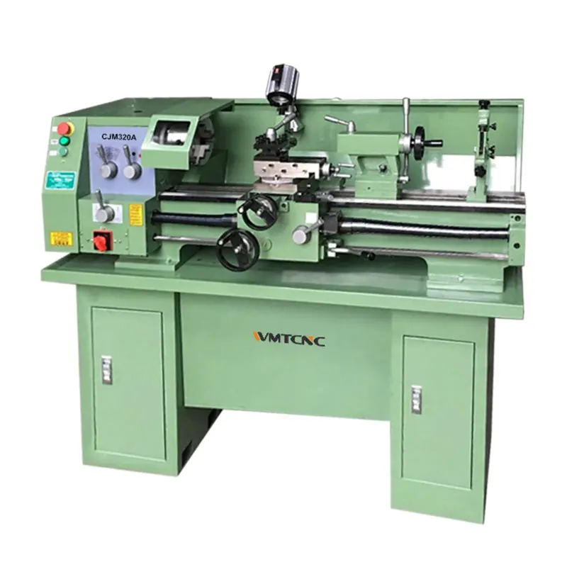 Metal Lathe Mini CJM320A Manual  Lathe Machine Precision Manual Machine