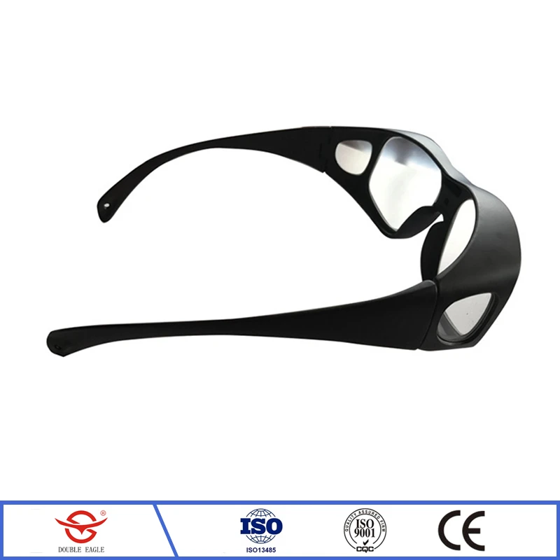 Radiological protection 0.5/0.75mmpb lead spectacles x-ray gamma ray protective lightweight all-round protective lead glasses