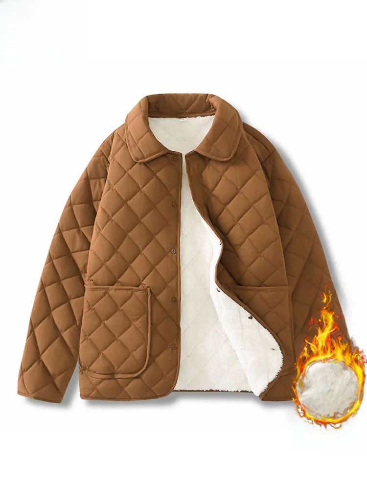 

Paul Men's Cotton Jaet Thiened Fce Lined Loose Comfortable Warm Autumn Winter Outerwear Casual Sle Stand Fit