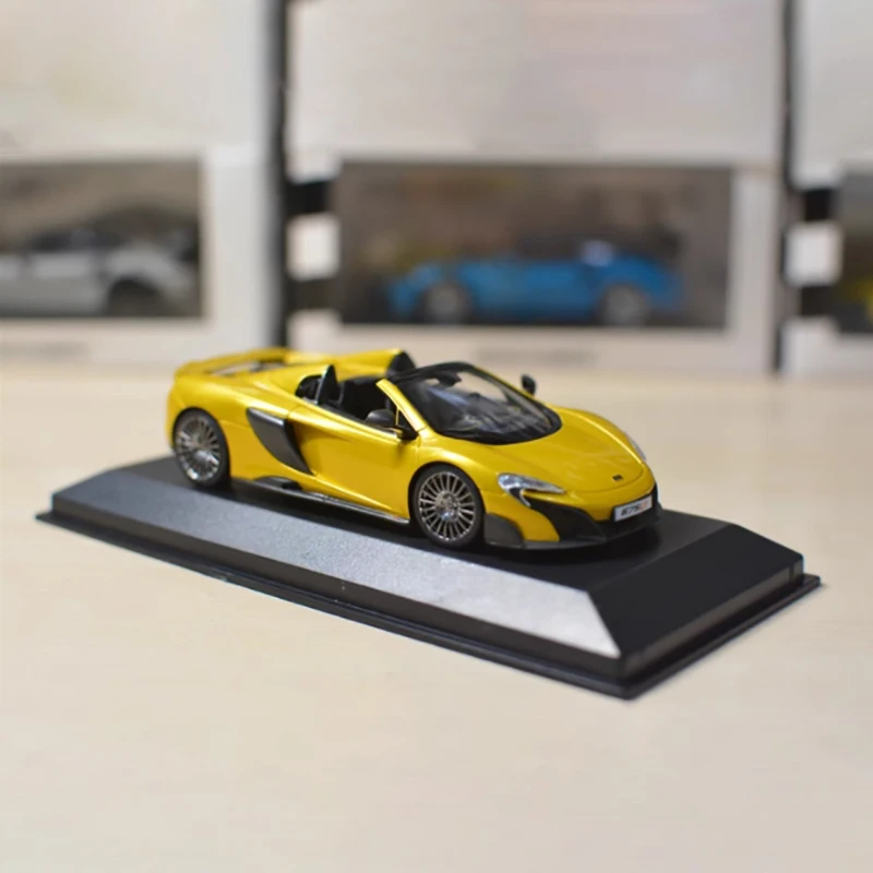 ミニチャンプス 1/43 マクラーレン 675LT スパイダー 世界200台 Minichamps 1:43 Scale 675LT Spider Resin Simulation Car Model