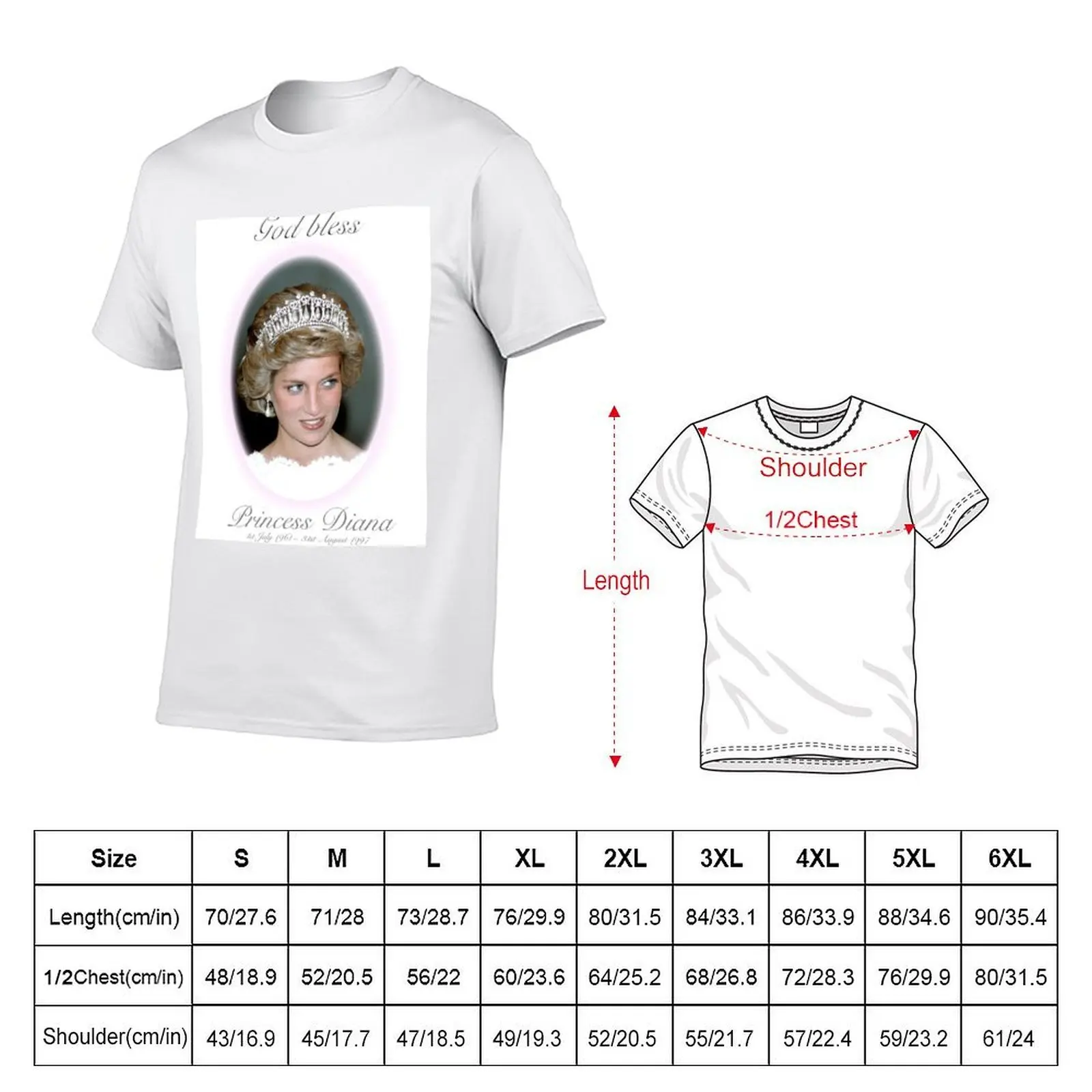 God Bless Princess Diana - Remembrance T-Shirt quick-drying sports fans sweat shirts, men
