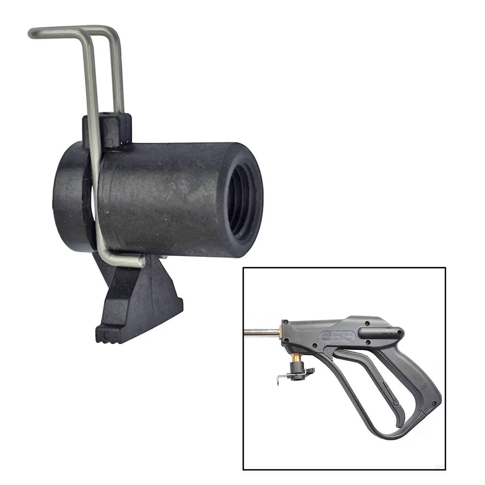 Adaptador de lavadora de pressão, conector rápido tipo soquete de rosca fêmea métrico g1/4 "12,5 mm 2300 psi