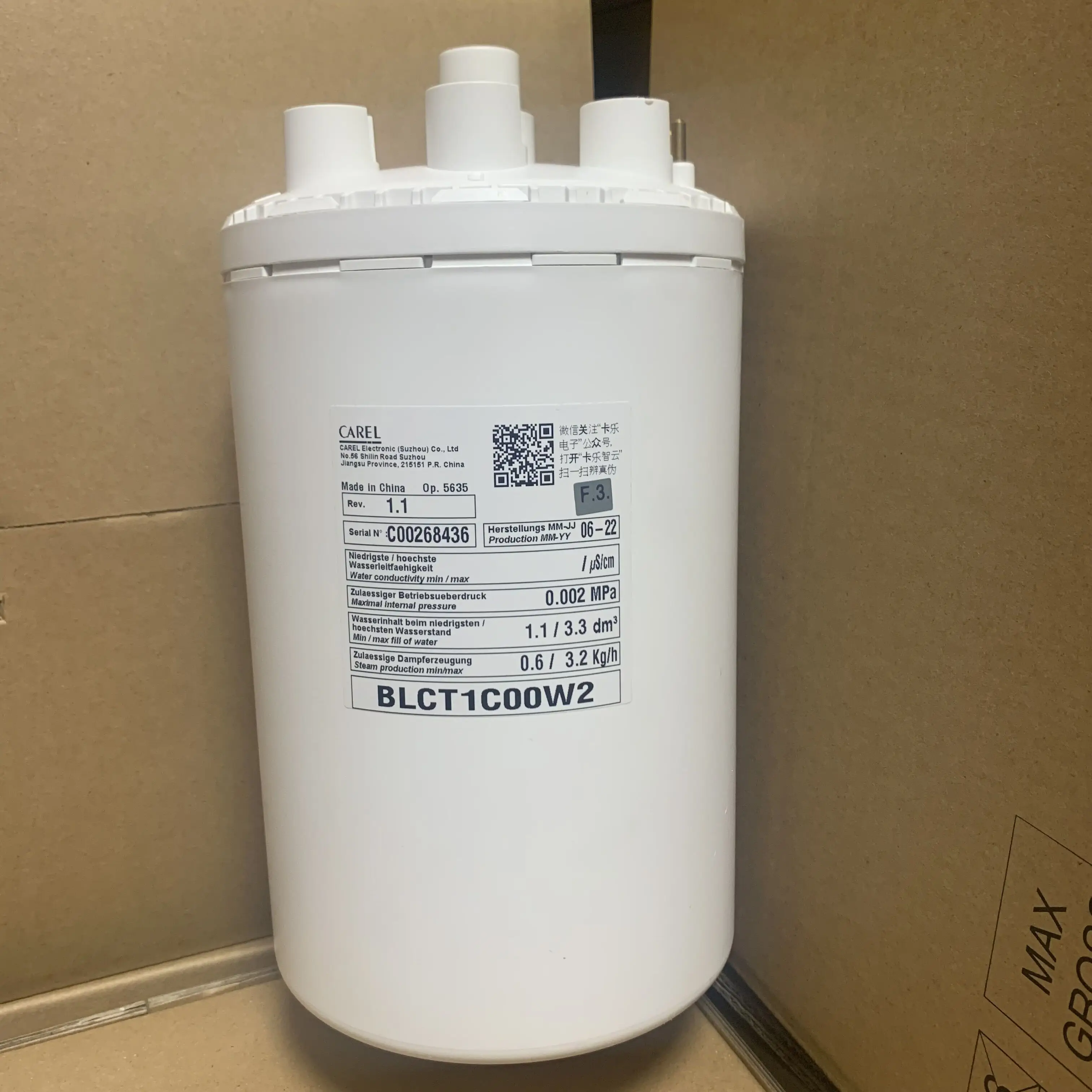 

Humidifying drum BLCT1C00W2