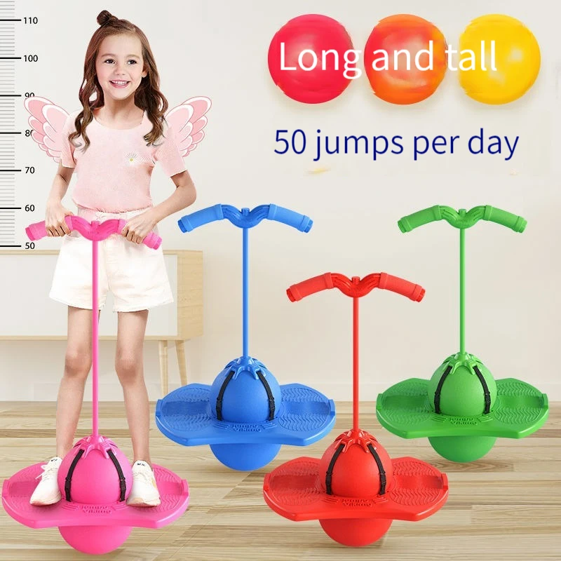 Balle Sauteuse Avec Poignée - Balance Jumping Ball - Anti-dérapant - Entraînement équilibre - Capacité Adulte - Pour Garçons Et Filles - Sport Intérieur/extérieur