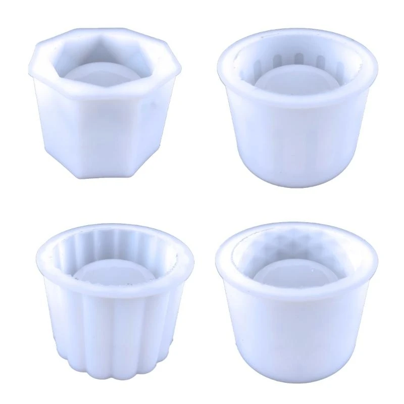 E21F Versatile Lovely Concrete Silicone Mould Tool for Fashion Enthusiasts Create Personalize Flower Pots and Desk Organizers