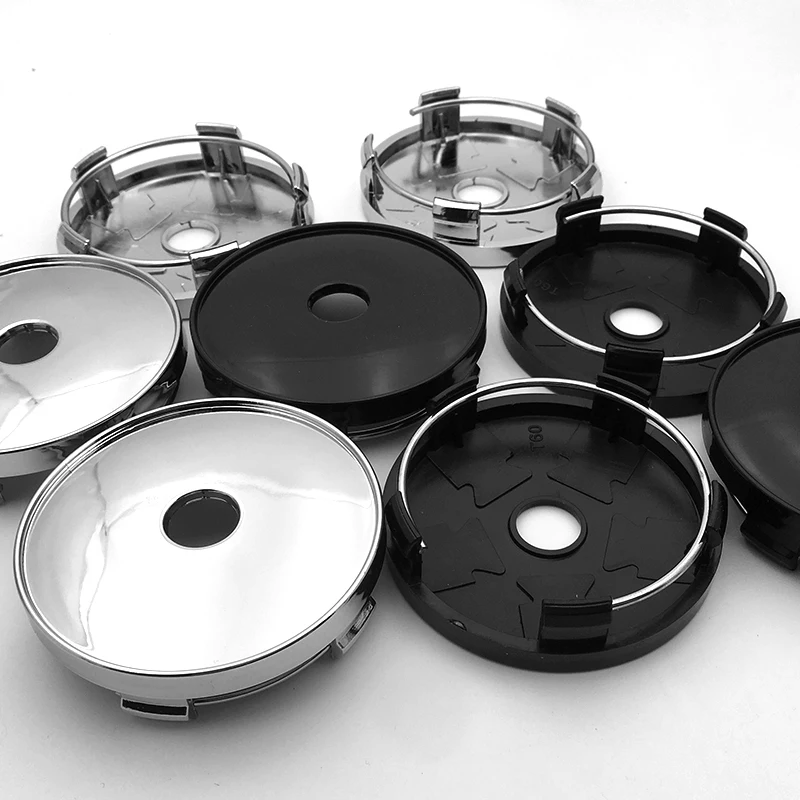 4Pcs/lot Universal ABS 60mm/57mm Car Wheel Center Hub Caps Cover Hubcaps Rim Wheel Rim Hub Cap Cover
