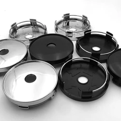 4Pcs/lot Universal ABS 60mm/57mm Car Wheel Center Hub Caps Cover Hubcaps Rim Wheel Rim Hub Cap Cover