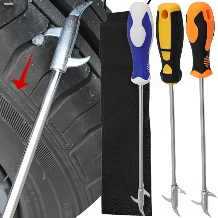 Universal Tire Cleaning Hook Car Tire Stone Cleaner Removable Screwdriver Professional Crevice Cleaning Tool Tire Accessories