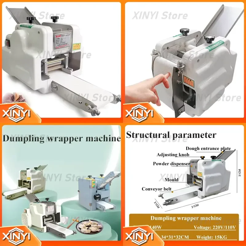 Máquina Comercial Personalizable para la Producción de Hojas de Pasta para Wonton y Gyoza