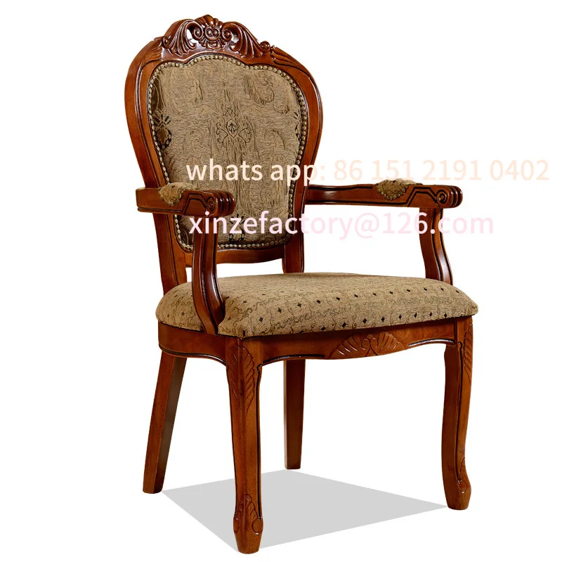 

Customizable Factory Direct European Solid Wood Chair
