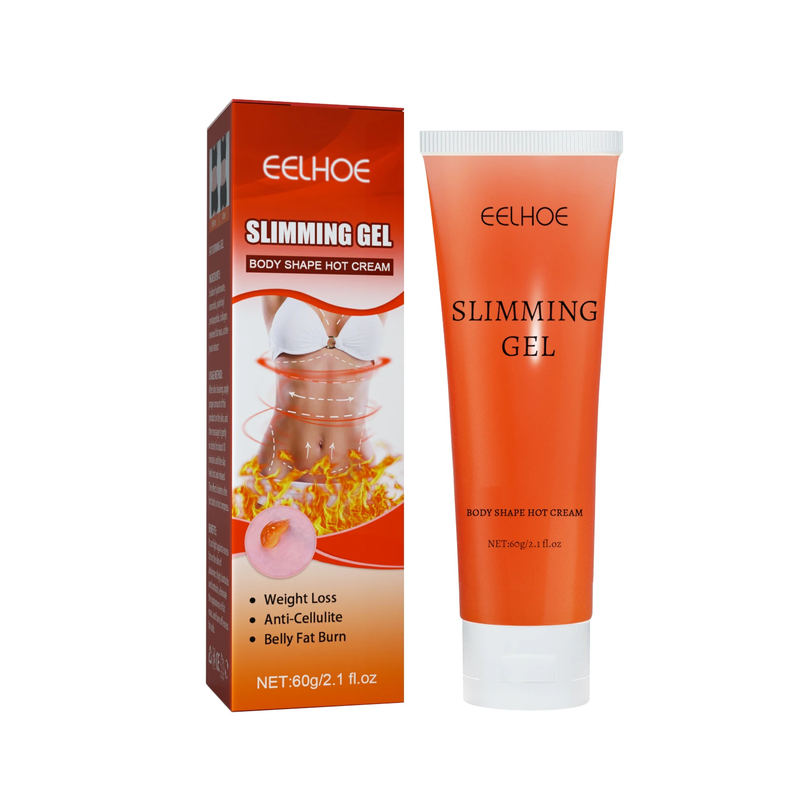 Slimming Body Light Gel For Fat Burner Weight Loss Anti Cellulite Thigh Arm Belly Waist Leg Sculpting Tight Skin Body Hot Cream