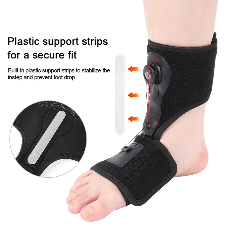 1Pcs Ankle Guard Knob Fixed Support Steel Wire Rope Silicone Anti-slip Foot Drop Orthosis Tendon Sheath Guard Wear Shoes Regulat