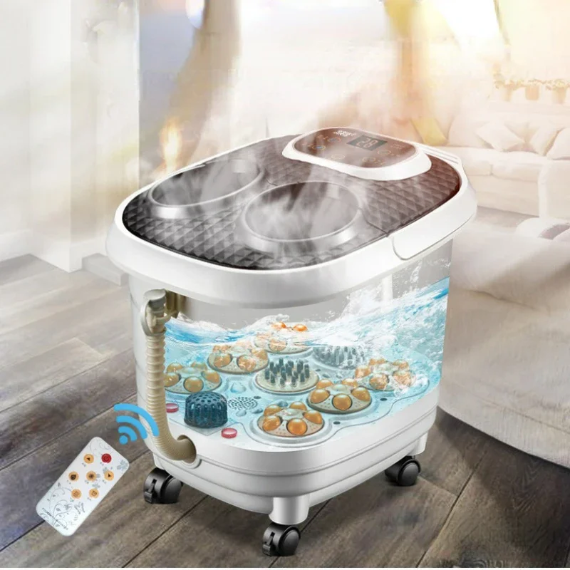 

Automated Chiropody Pool - Electric Heat Bubbles for Pedal Pampering, Full-Service Foot Basin, Effervescent Foot Care Vessel