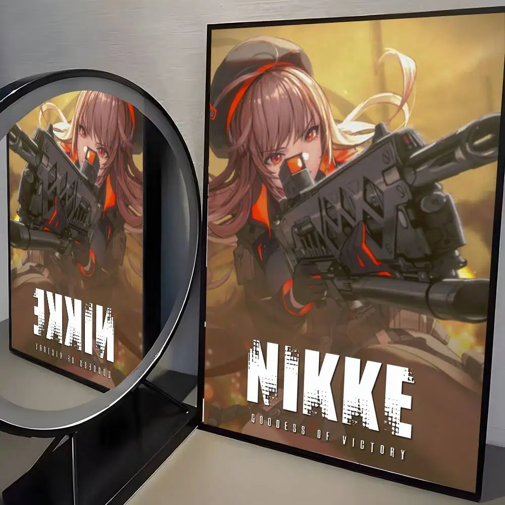 ملصق G-Goddess of Victory Nikke عالي الدقة على الحائط اللاصق المقاوم للماء وغرفة المعيشة المنزلية وغرفة النوم والديكور الجمالي #6