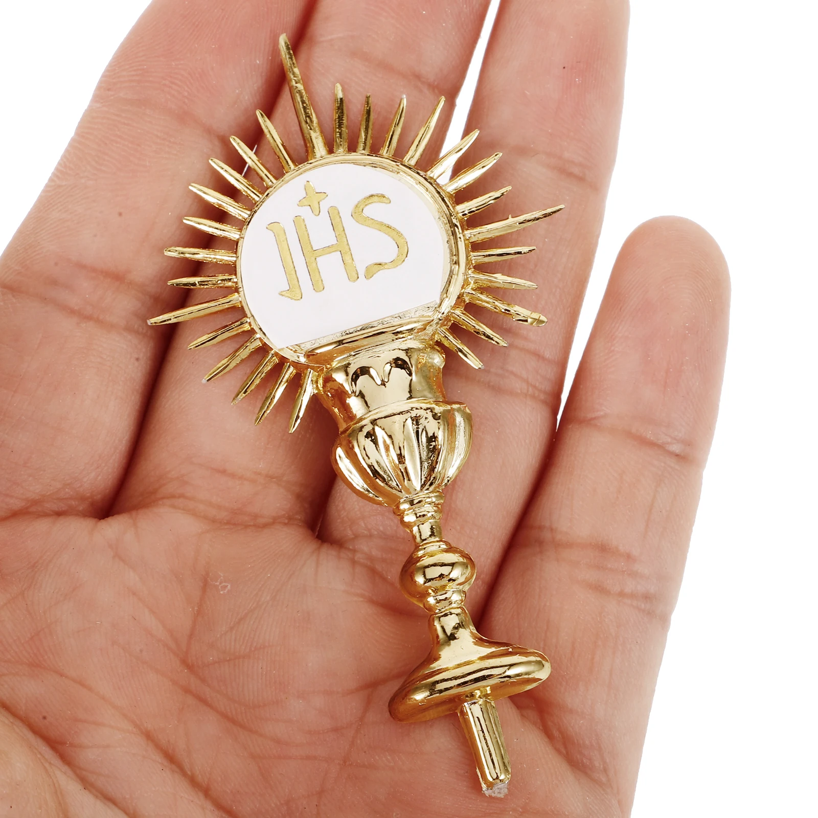 

48pcs Religious Decorations Unique Metal naments Home Party Wedding Baptism Table Church nament Garden