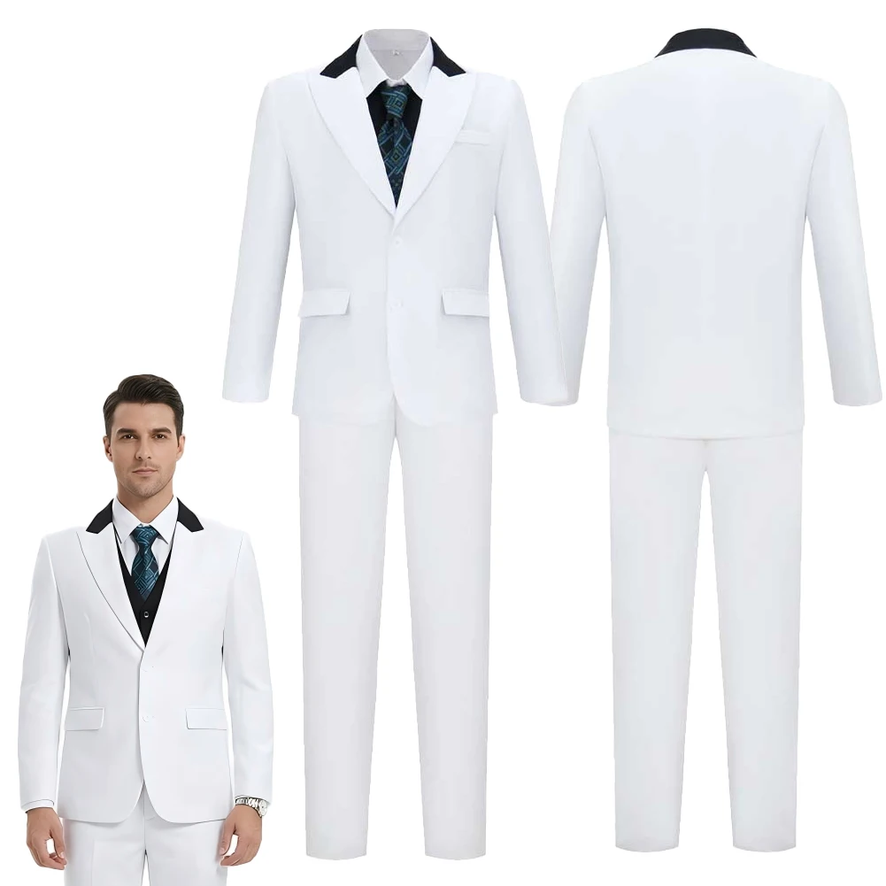 

Костюм Злодея Кинг-Пина для косплея, фэнтезийная одежда, костюм Дьявола из фильма, мужской костюм для косплея, аксессуары для маскировки, наряды для взрослых мужчин на Хэллоуин