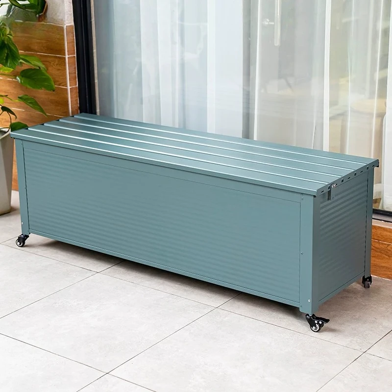 Balcony waterproof and rust-proof aluminum alloy cabinet kindergarten outdoor terrace locker