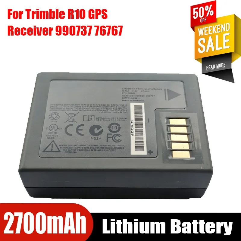 High‑Quality 7.4V 3700mAh Battery for Trimble R10 GPS Receiver 990737 76767