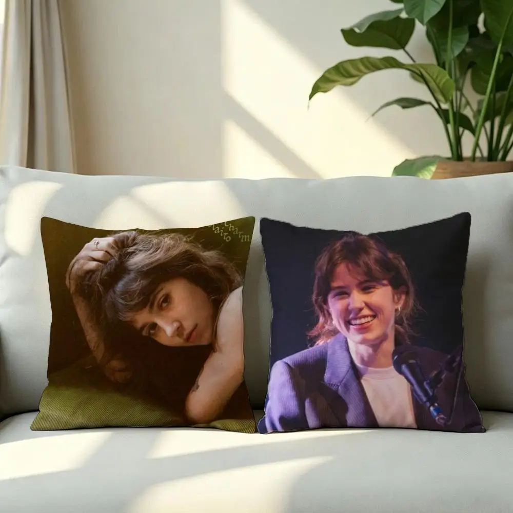 Celebrity-ClairoS Cushion Cover 4Pcs Soft Plush Throw Pillow Covers 40x40 45x45 for Sofa Bedroom