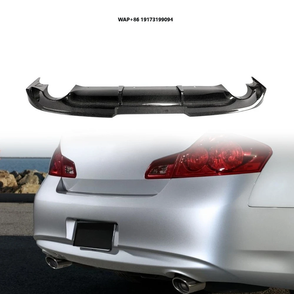 

Carbon Fiber Rear Diffuser for G37 Sport Sedan 2009-2013 Body Kits Rear Bumper Lip Diffuser