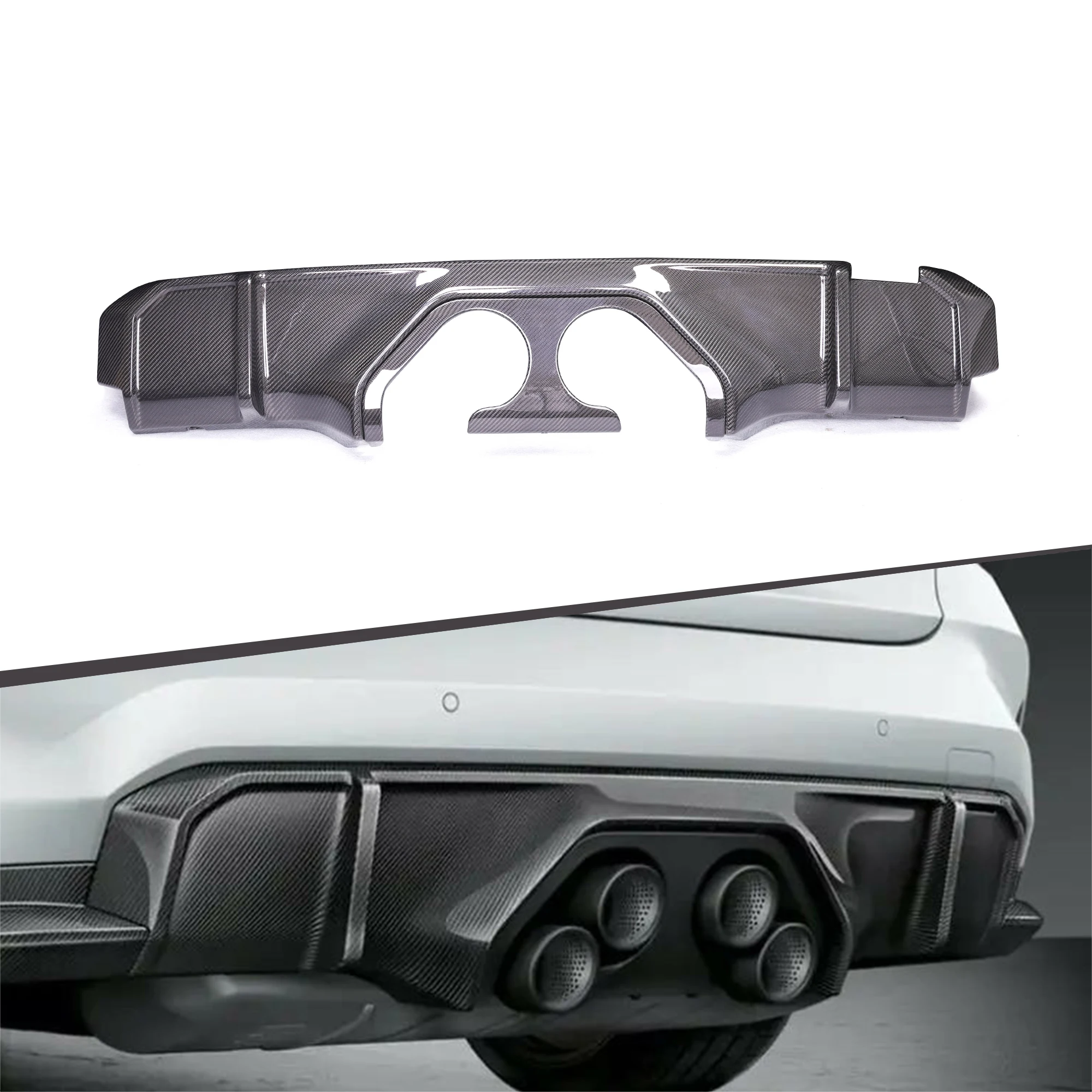 

Modification Hot Sales Dry Carbon Fiber Body Kit MP Type Front Bumper Lip with Exterior Fit for G82