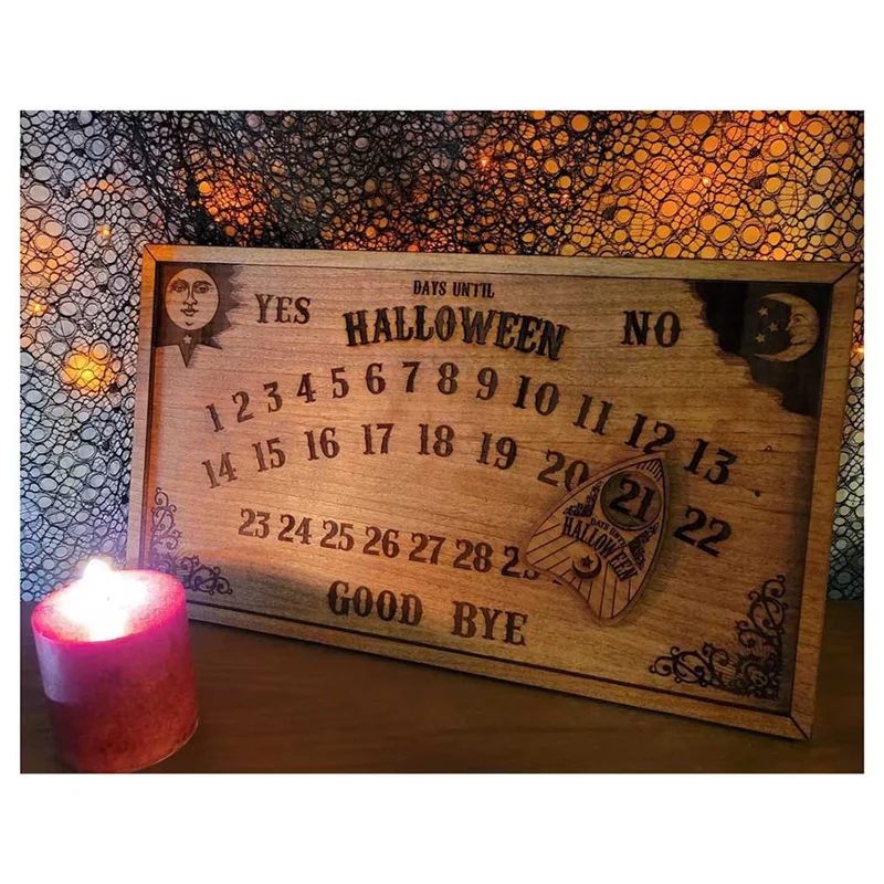 Countdown Board with Magnetic Effect Halloween Magnetic Countdown Board