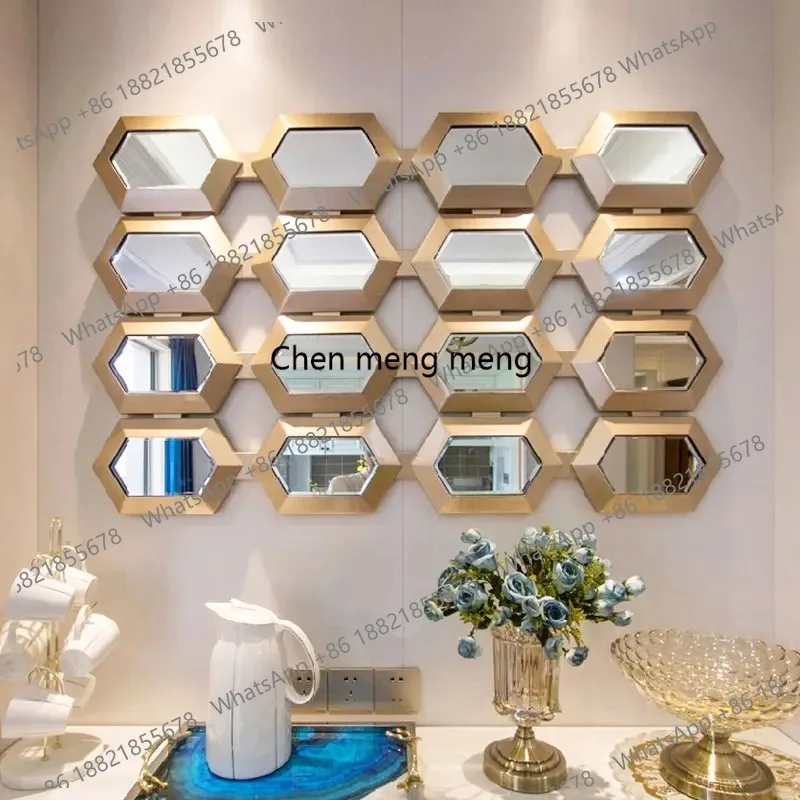 

Home wall decoration wall decoration mirror creative background wall decoration pendant