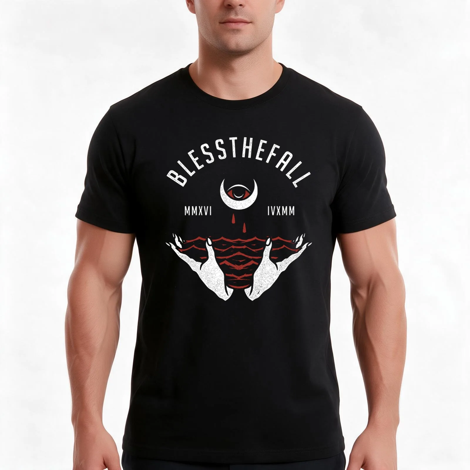 Find Yourself Bless the fall Hollow Band T-Shirt, Summer Casual Cotton Tee, Oversized Streetwear Tops, Vintage Graphic Print