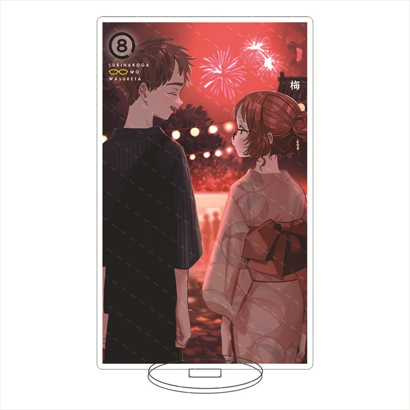 الفتاة التي أحبها ننسى نظاراتها أنيمي الاكريليك حامل الشكل Ai Mie Kaede كومورا حامل لوحة تأثيري الدعامة ديكور الرسوم المتحركة الهدايا #2