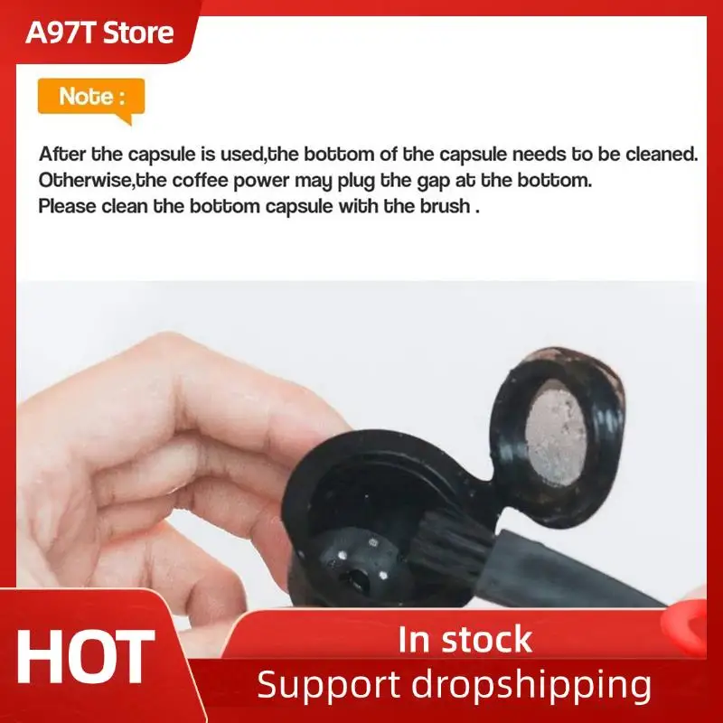 A97T 15 Pcs Coffee Filters For Nespresso Stainless Steel Mech Refillable Coffee Capsule Pod Dripper Basket Cup Cafeteira