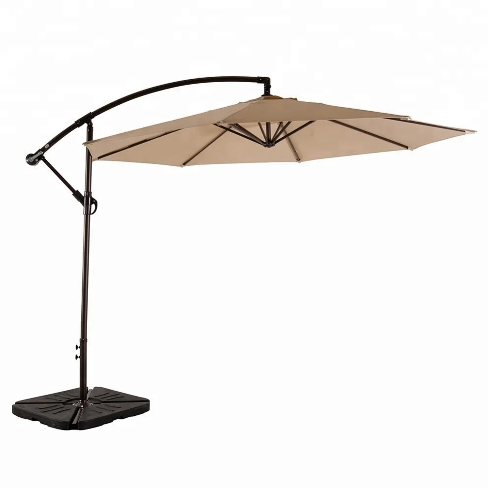 

Элитный консольный зонт Grand Patio Deluxe из алюминия с изогнутой стойкой для патио, римский зонт премиум-класса