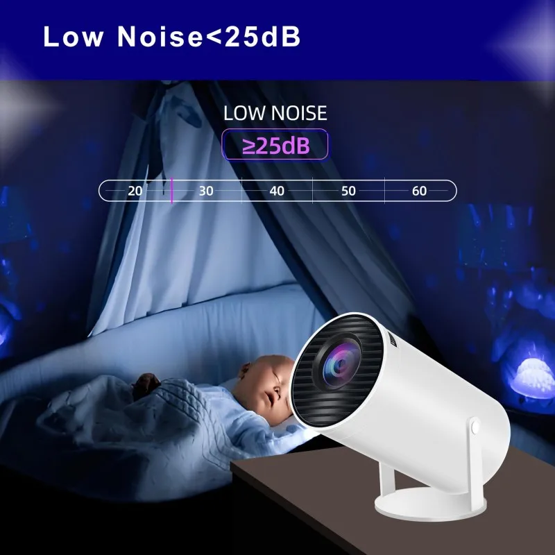 Projetor portátil da fonte de entrada 4K Android 11 HD do projetor com controle remoto