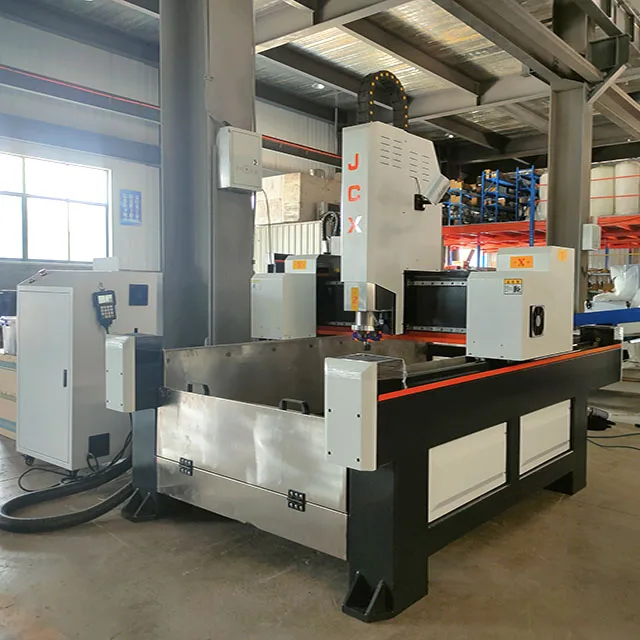 Granit-Marmor-Grabstein, Konturierung, Formung, CNC-Stein, dicke Platte, Schneidstein, Graviermaschine, 250 mm maximale Dicke