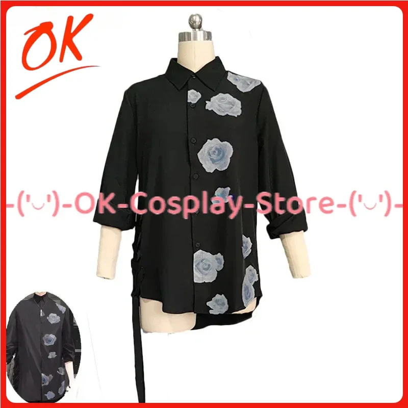 

[Customized] Kanae Cosplay Costume Fancy Black Blouse Casual Top Anime Roleplay Halloween Carnival Holiday Party Uniforms