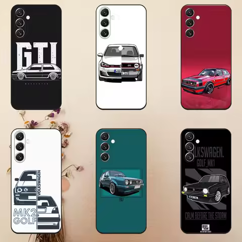 Golf MK1 GTI Car V-VolkswagenES Phone Case For Samsung Galaxy A13,A21s,A22,A31,A32,A52,A53,A71,A80,A91 Soft Black Cover