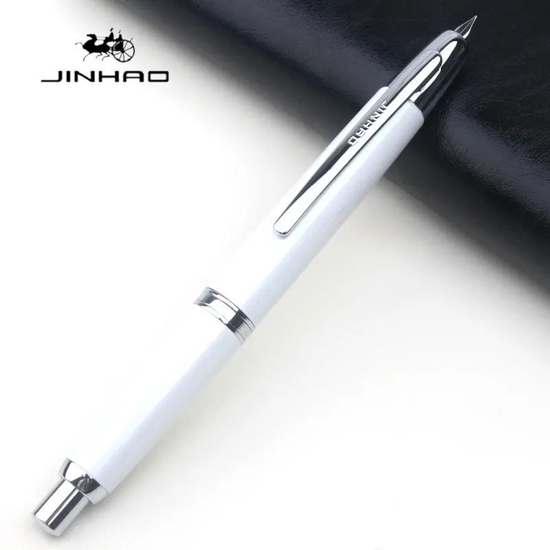 JINHAO 10 Press Limited Edition Gradient Ink Cover Retractable Top Quality Fountain Pens EF/F Nib with Converter Writing New