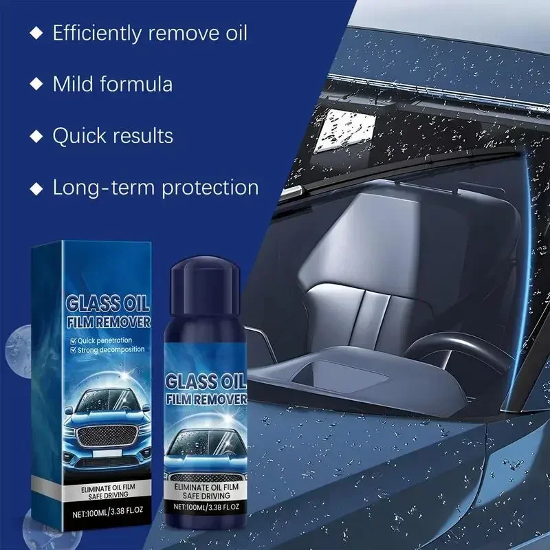 Glass Oil Film Remover Protection Ceramic Coating Nano Spray Car Coating Wax Polishing Spray Plastic Refresh Fine Scratch Repair