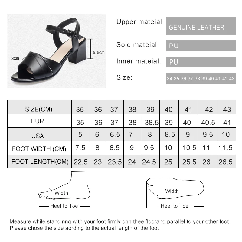 AIYUQI Fashion Sandals Women New Summer Genuine Leather Roman Sandals Women Mid Heels Fish Toe Shoes Sandals For Women