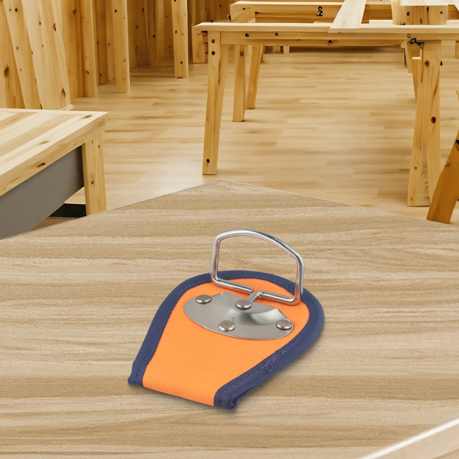 Quick Insert Hammer Holder for Tool Belt Supporting Mallet and Claw Hammer Types Made from Long lasting Oxford Cloth