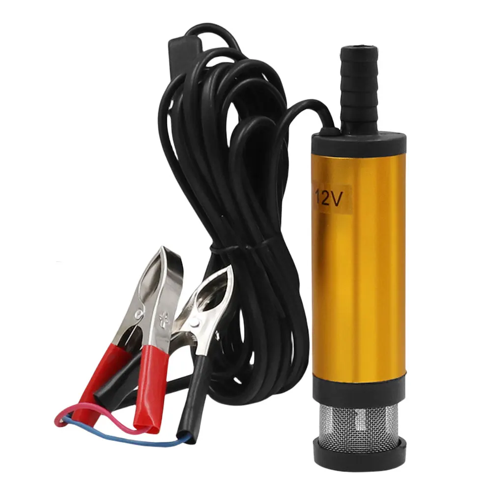 Pompa diesel DC 12V Mini estrattore acqua in acciaio inossidabile Estrattore olio Pompa carburante DC elettrica per tosaerba rimorchio camion automatico