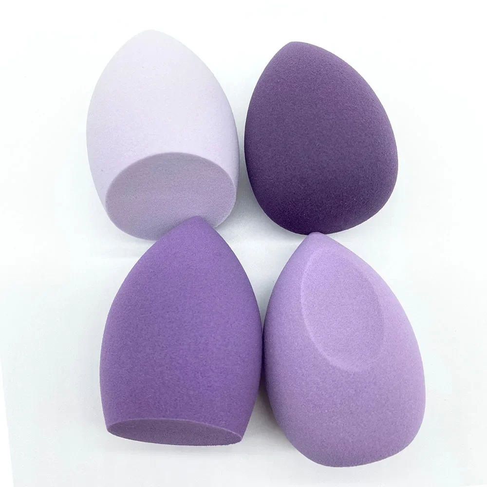 Powder Beauty Sponge 4pcs Cosmetic Egg Foundation Makeup Puff Dry and Wet Combined Powder Puff Bevel Cut Make Up Sponge Tools