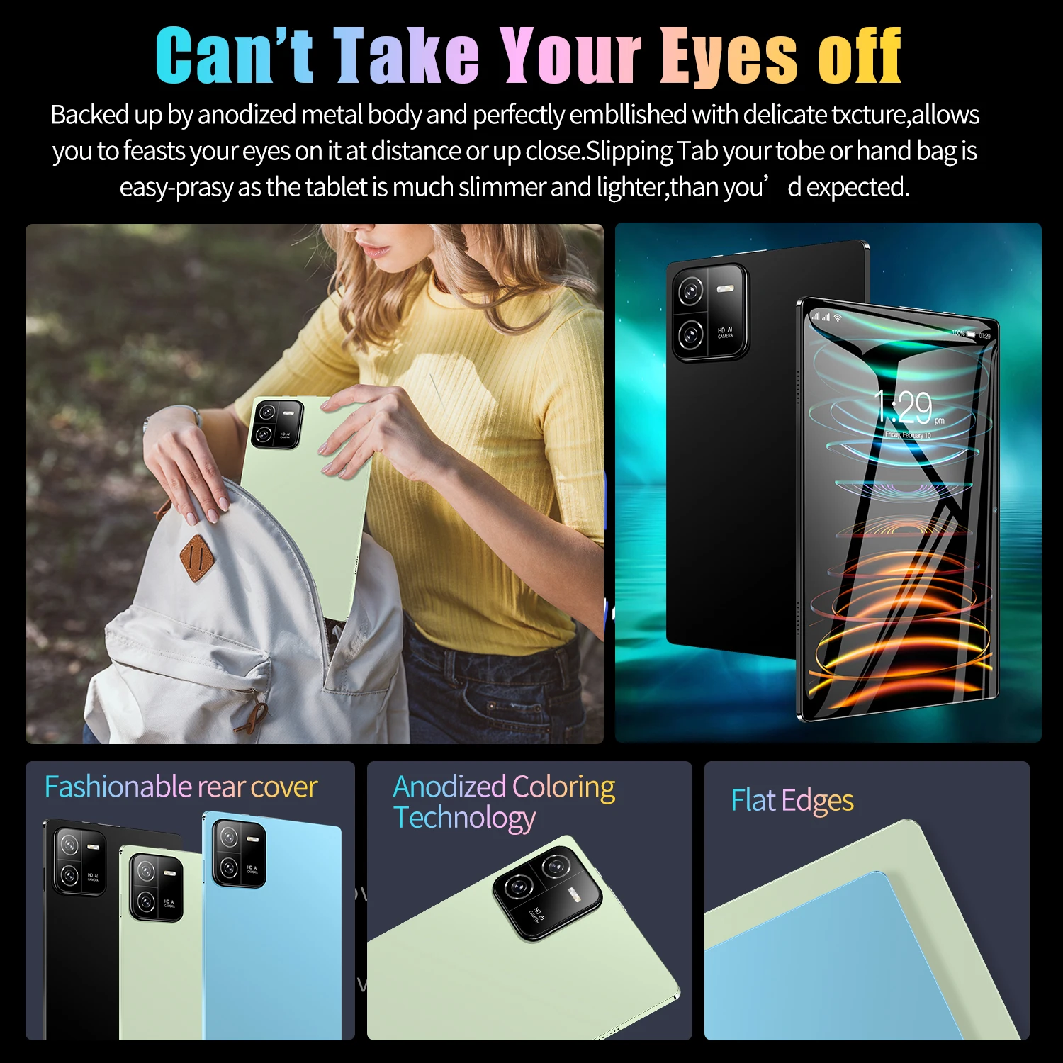 Hochkonfiguration Pad 6 Pro 10,1 Zoll 22+2 TB PC mi Pad 6 max Global 5G/Wifi Tablets Dual SIM Card pädagogisches Tablet Tab