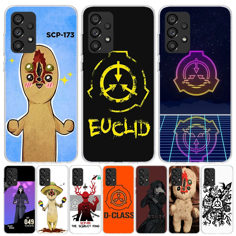 SCP Special Containment 173 Phone Case For Samsung Galaxy A15 A55 A25 A35 A14 A54 A24 A34 A13 A53 A23 A33 A12 A52 A22 A32 A05S A