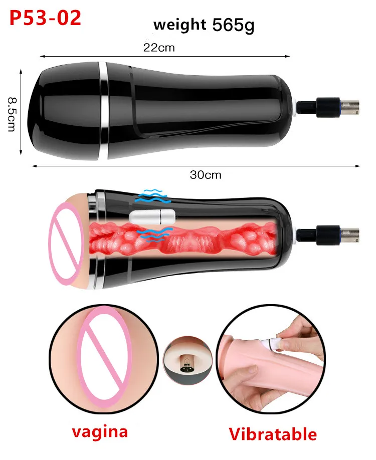 Máquina sexual con vibración para hombres, accesorios de copa de masturbación, vagina, anal, oral, 3XLR